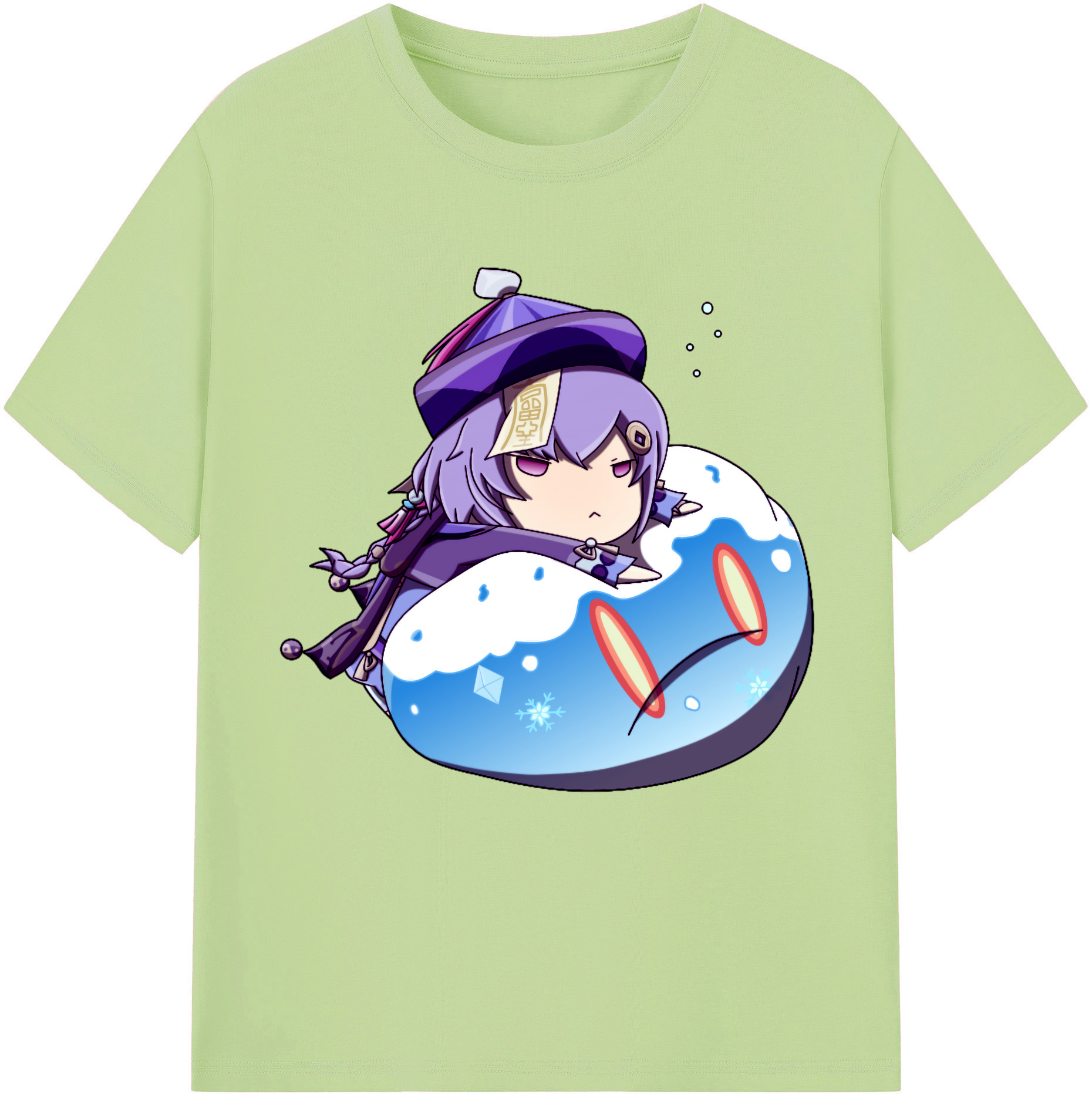 げんし神 七七 なな  genshin Nana 綿100％半袖Tシャツ（フロントプリント）